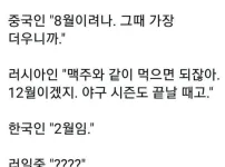 한국인들이 치킨 젤 적게 먹는 달