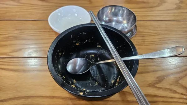 점심 비지찌개