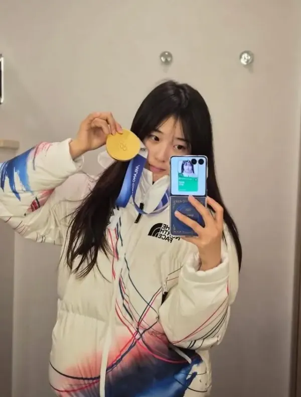 금메달 최가온 선수 일상 사진
