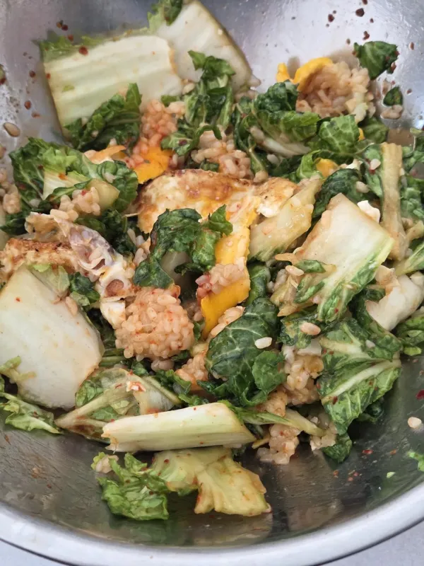 봄동 비빔밥
