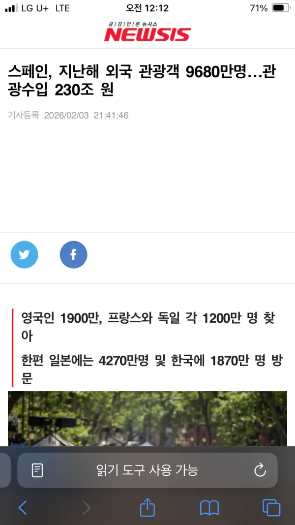 스페인 관광 수입 230조원 ㄷㄷ