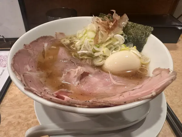 히로시마 여행 첫끼 소유라멘