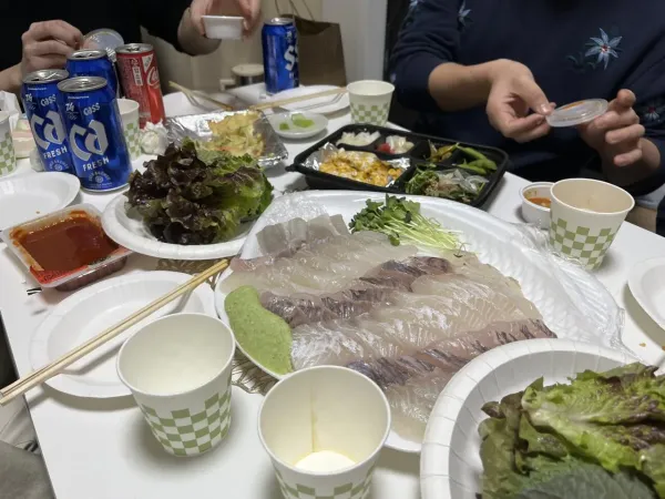 한국에서 근무 중인 일본인이 고른 배달 음식들