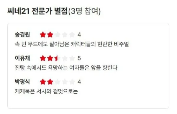 이번에 심각하게 흥행 참패한 한국 영화