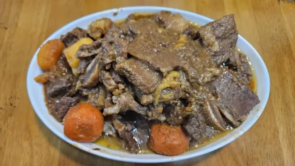 저녁 소갈비찜