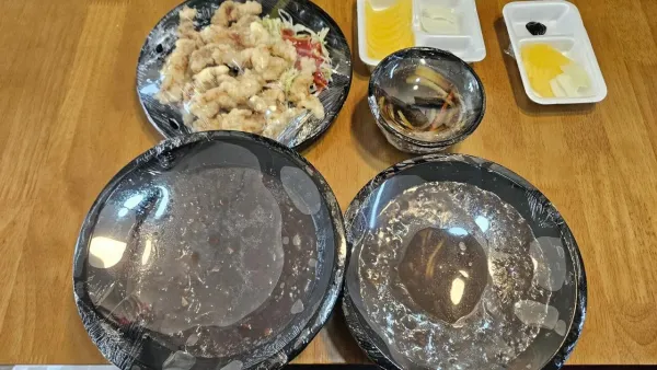 주말 점심 짜장 탕수육