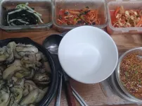 오늘의 요리  굴밥