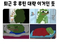 직장인들 퇴근 후 국룰...