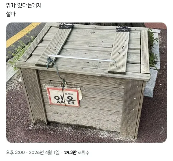 뭔가 있다는 수상한 상자
