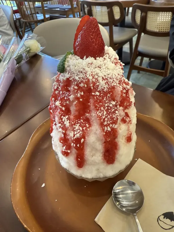 빙수먹어용~