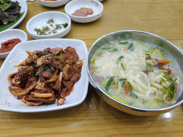 오삼불고기,곰국시