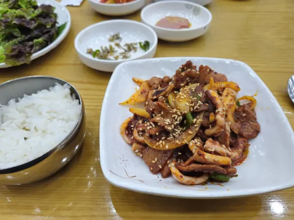오삼불고기,곰국시