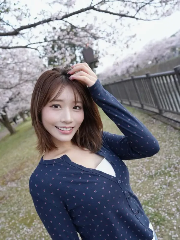 벚꽃 보러 간 카와키타 사이카 인스타