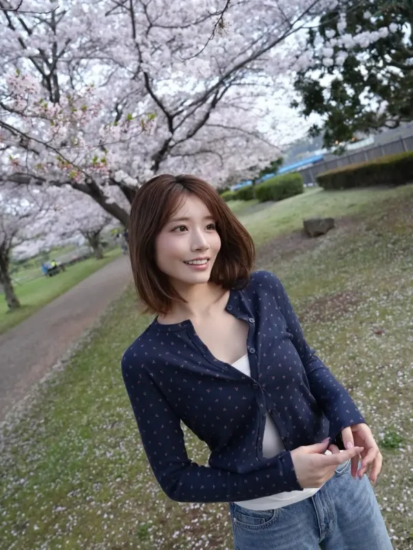 벚꽃 보러 간 카와키타 사이카 인스타