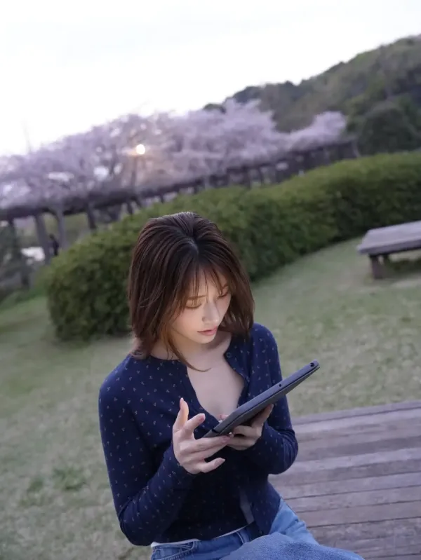 벚꽃 보러 간 카와키타 사이카 인스타