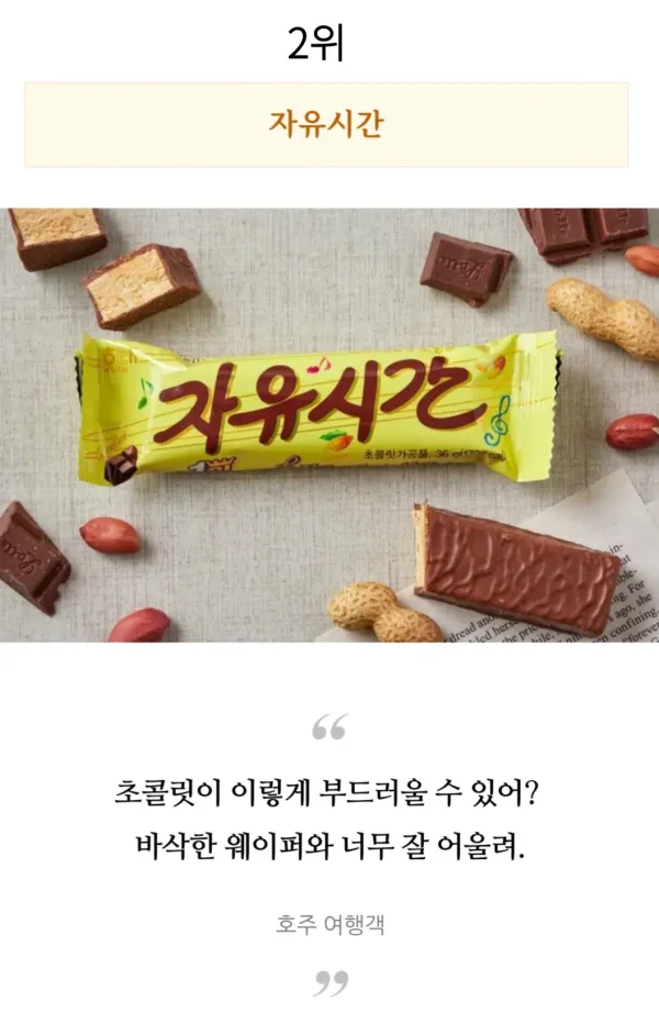 외국인들이 직접 먹어보고 극찬한 한국과자 TOP 10