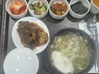 코기린조림이랑 콩나물국빱