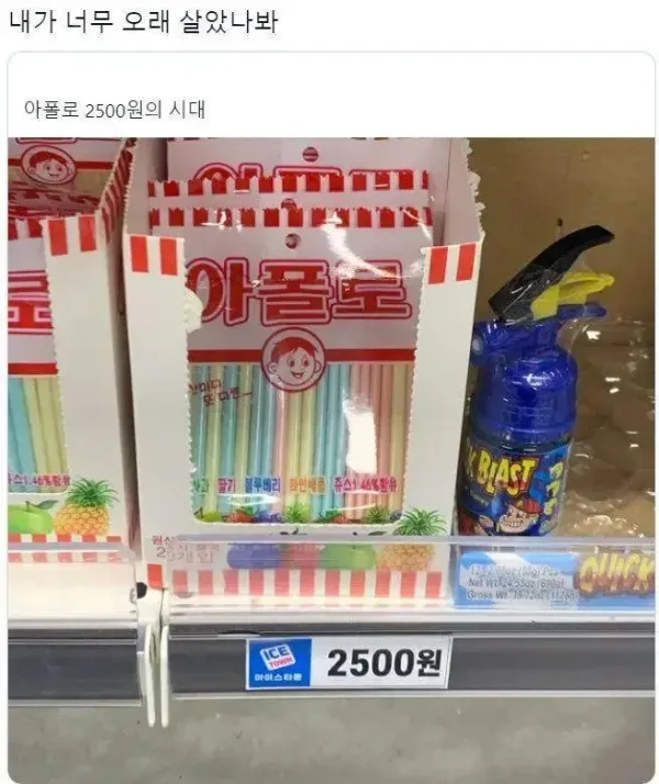 아폴로가 2500원이라고?