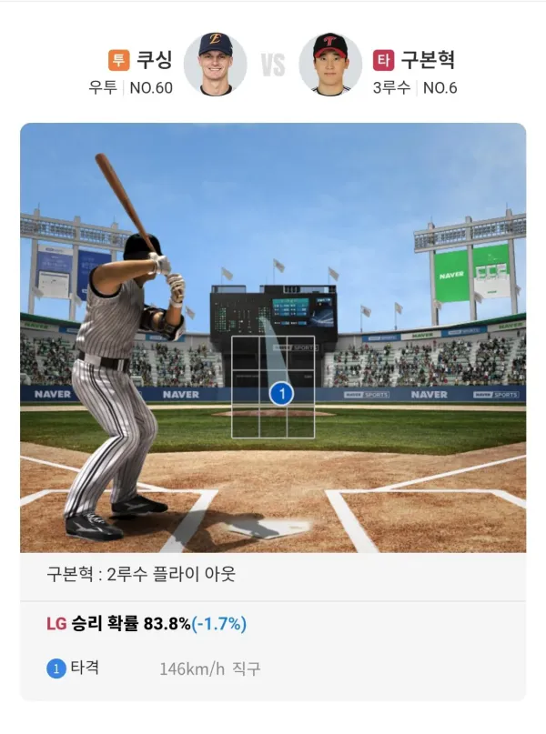본혁아 어제 진짜 한타석 나왔는데도