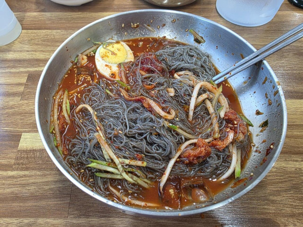 대포막국수