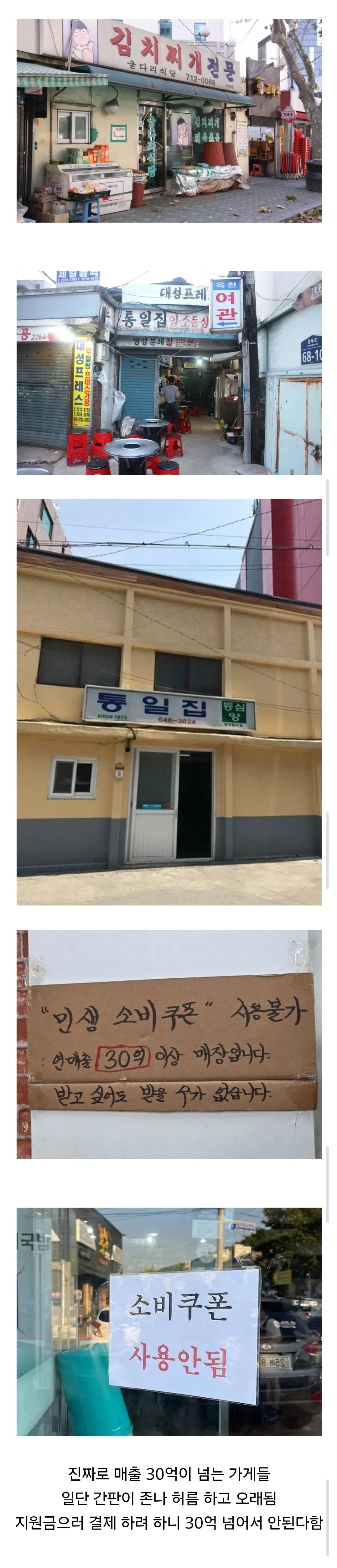 고유가 지원금 불가 합니다 점포들 ?