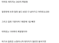 질럿은 야마토 한방에 안죽어