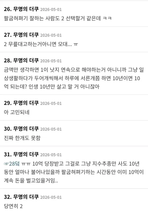 여초에서 닥후로 보는 밸런스