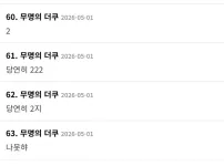 여초에서 닥후로 보는 밸런스