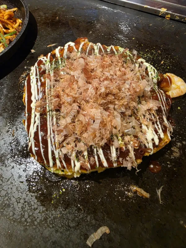일본 가서 묵은 오코노미야끼~