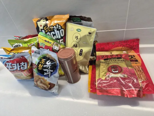 술안주 간식 구비
