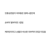 흑인 손바닥이 하얀 이유