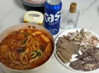늦은밤 야식!