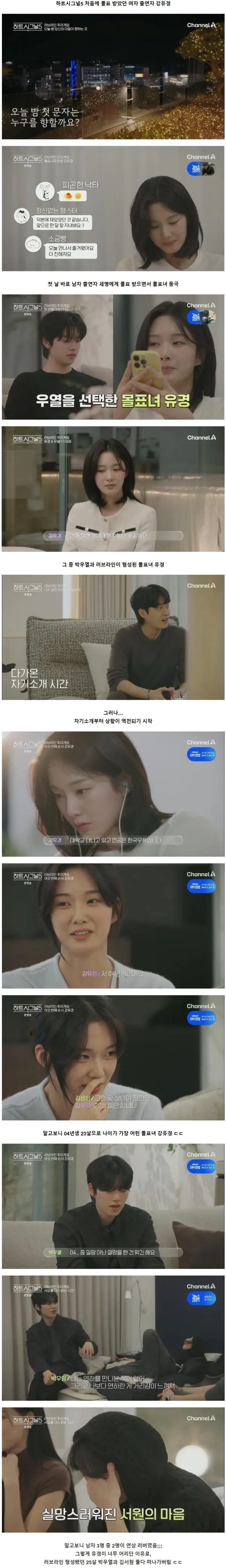 몰표녀에서 한순간 몰락해버린 하트시그널 여자출연자 ㄷㄷ