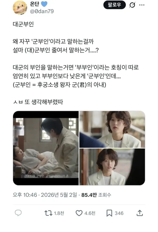 21세기 대군부인 고증오류