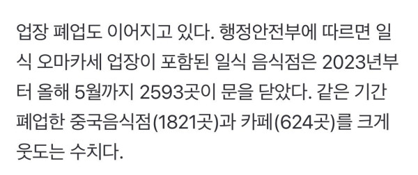 현재 ㅈ됐다는 오마카세 인기 근황