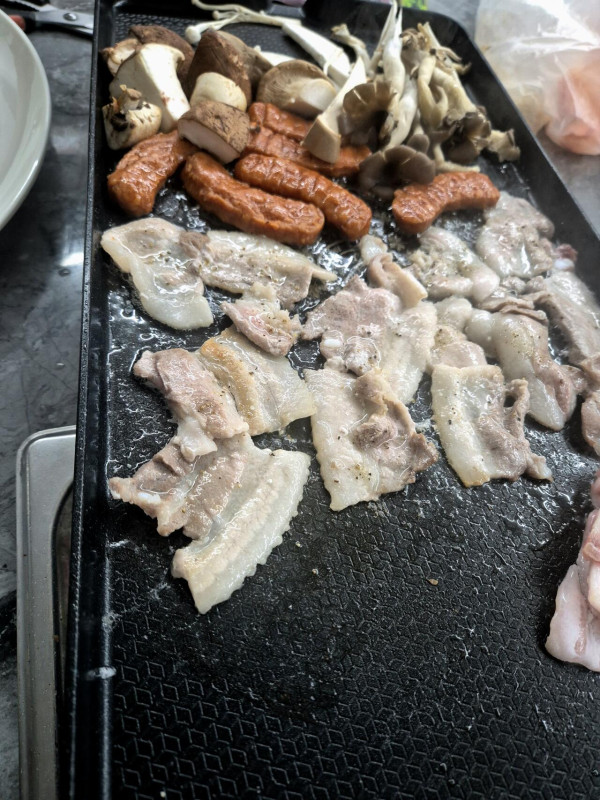 냉삼 먹어용~