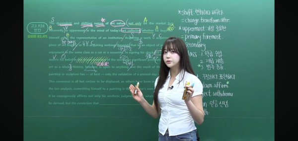 요즘 수능 영어 인강 강사누나 미모