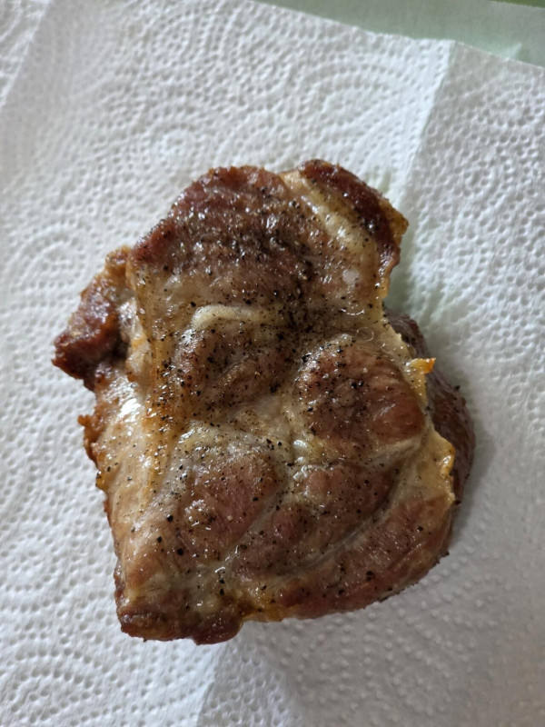 아침 목살스테이크