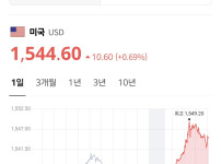 조용한 현재 시간 환율 1544