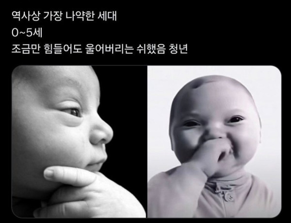 역사상 가장 나약한 세대