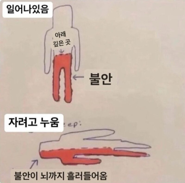 자려고 누우면 불안감이 밀려오는 이유