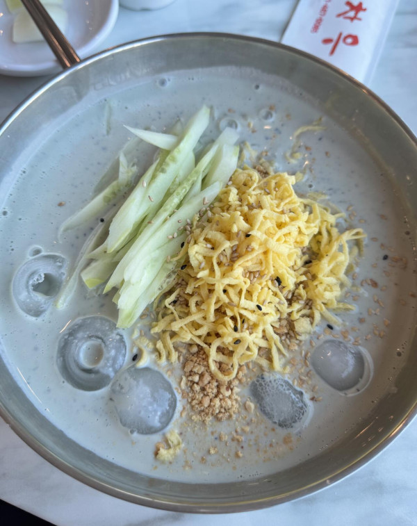 검은콩 콩국수 맛있어