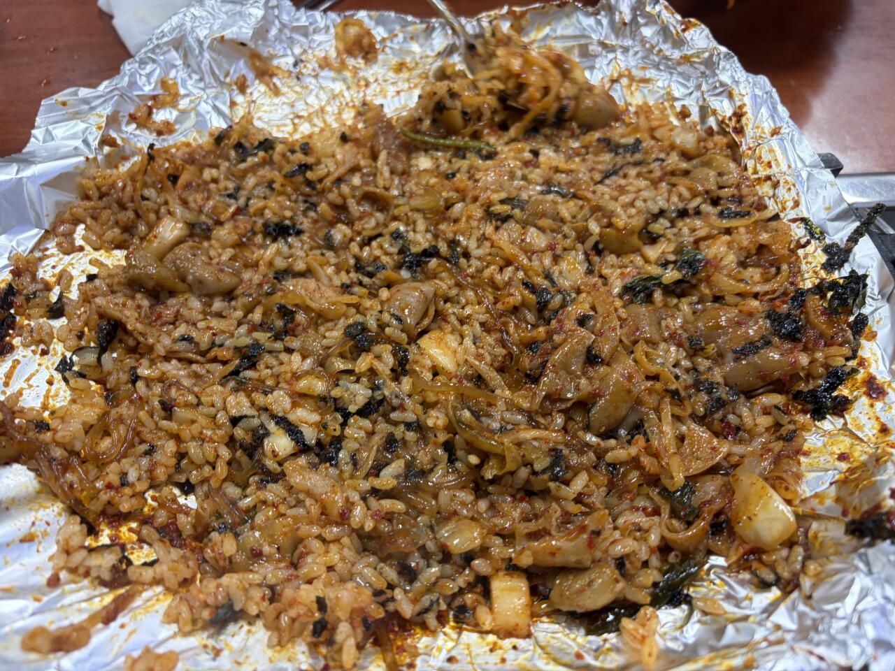 동네 시장 곱창볶음