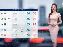 출근길, 중부 강한 비 남부는 폭염