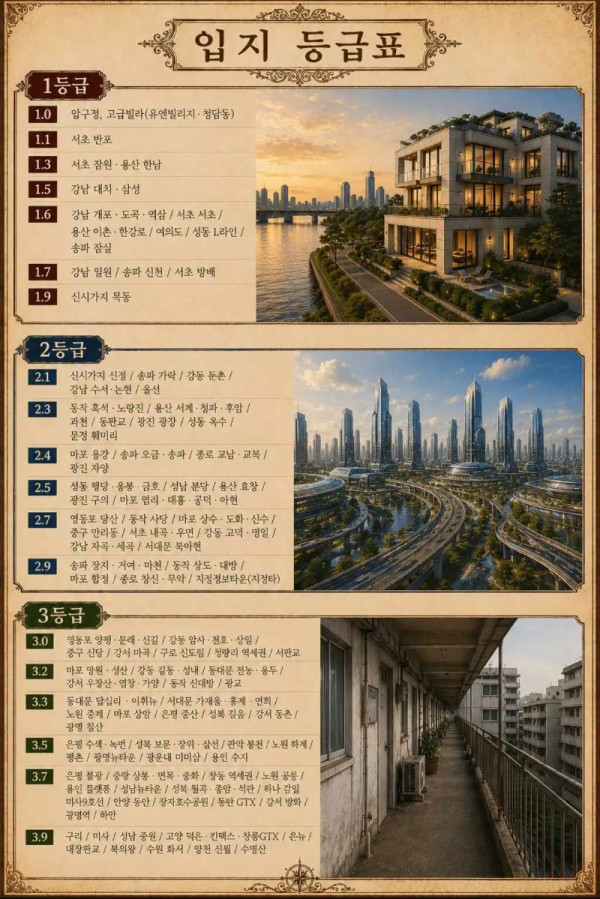 부동산 입지등급표