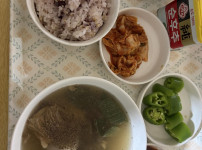 아점 집밥 갈비탕