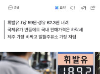 현재 ㅈ됐다는 기름값 근황
