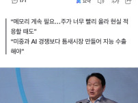 최태원, SK하닉 안팔면 주가 우상향한다 언급